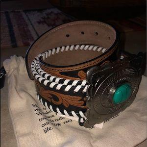 MYRA Belt and Turquoise belt buckle